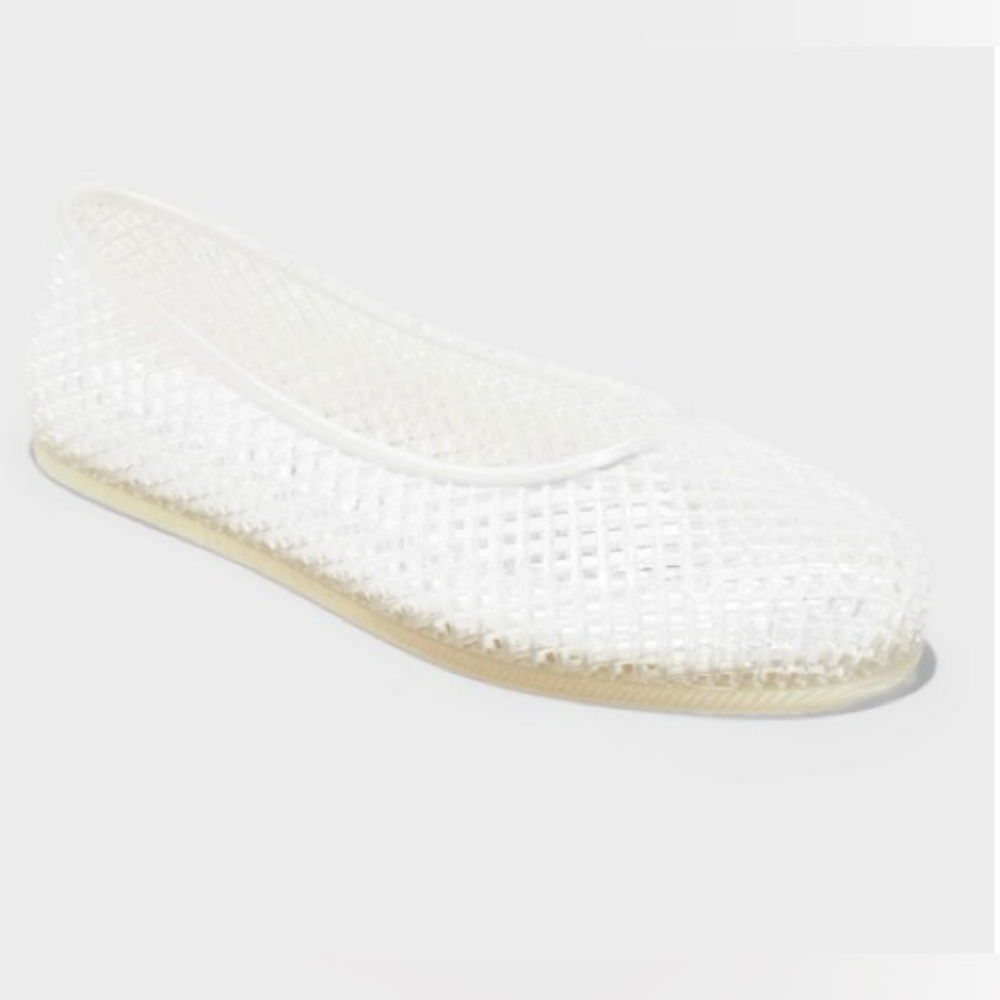 Women's Isabella Jelly Flats - Wild Fable Clear Size 11 new - Picture 6 of 6